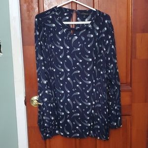 Lane Bryant Top Blouse Size 22 EUC Bell Sleeves
